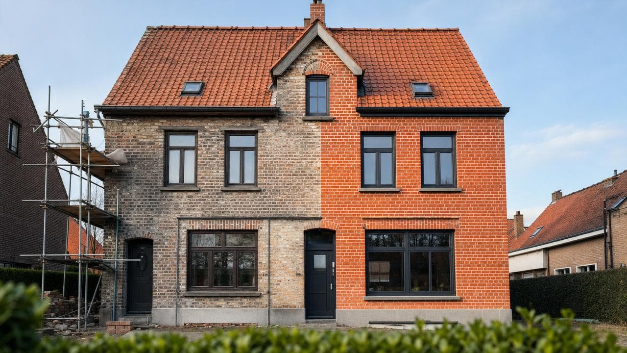 Gevelwerken in Genk